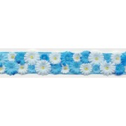 Daisies Trimmings - Blue